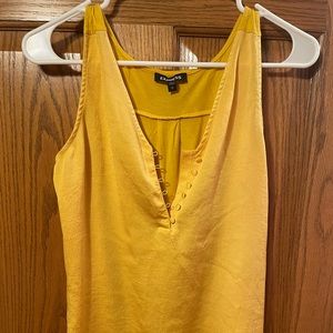 Gold/yellow Express tank top